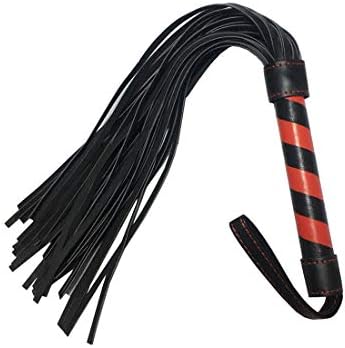 Fuwok Faux Leather Paddle Whips/Riding Crop/Riding Whips 45cm