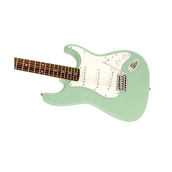 Squier Affinity Series Stratocaster Electric Guitar, Surf Green, Laurel Fingerboard - Image 6