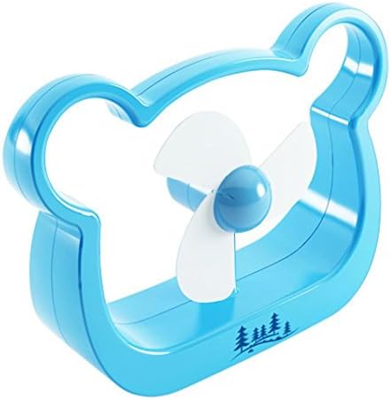 Tootu USB Bear Fan Air Cooler Mini Operated Desk Powered Quiet Silent Top Quality (Blue)