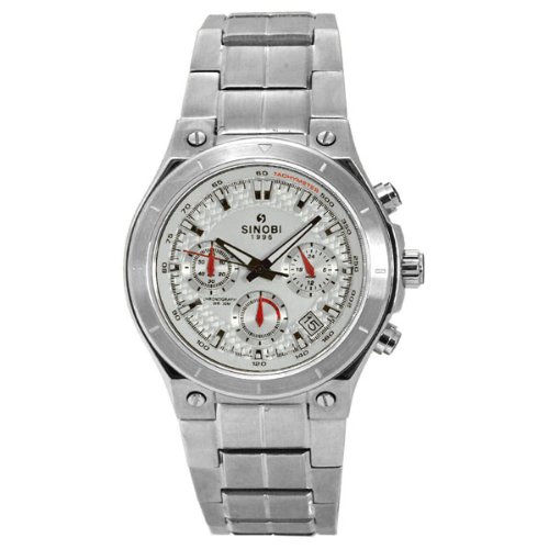 Sinobi by Lavaro Men's Quartz Wrist Watch SS1032G-2 with Metal Strap