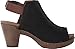 Dansko Women's Reggie Peep-Toe Bootie, Black Milled Nubuck, 40 EU/9.5-10 M US