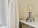 Light Accents Dimmable Table Lamp Antique Style with Vintage Edison Bulb (Brushed Nickel)