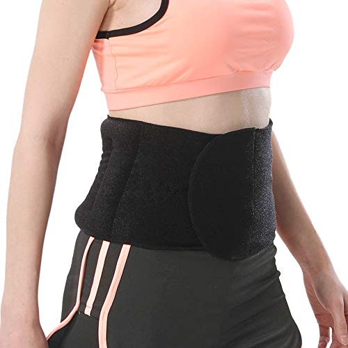 Aroma Season Microwave Lower Back Heating Pad for Back Pain Lumbar Heat Wrap. Hot Therapy for Relief Cramps, Pains