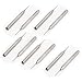 uxcell 10pcs 0.4mm Tip Spiral Flute Tungsten Carbide Micro PCB Drill Bits