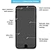 BodyGuardz - Pure 2 Glass Screen Protector, Ultra-Thin Tempered Glass Screen Protection for Apple iPhone 6 Plus/6s Plus/7 Plus/8 Plus - CASE Friendly