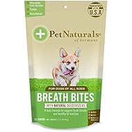 Pet Naturals of Vermont - Breath Bites, Fresh Breath Dental Health Bites, 60 Bite-Sized Chews