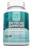 Thyroid Support Supplement - For Wellness, Diet & Weight Loss for Men & Women - Boosts Energy & Metabolism - With Vitamin B12, Iodine, Kelp, L-Tyrosine & Ashwagandha - 60 Vegetarian Capsules