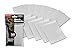 BCW White Deluxe Leatherette Deck Box Plus 80 White Double Matte Deck Guard Sleeves for Collectible Gaming Cards like Magic the Gathering MTG, Pokemon, YU-GI-OH  Embossed Dragon Graphic, Designed to Hold 80 Sleeved Cards