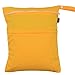 Damero 2pcs Pack Cute Travel Baby Wet and Dry Cloth Diaper Organizer Bag(Medium, Purple+Yellow)
