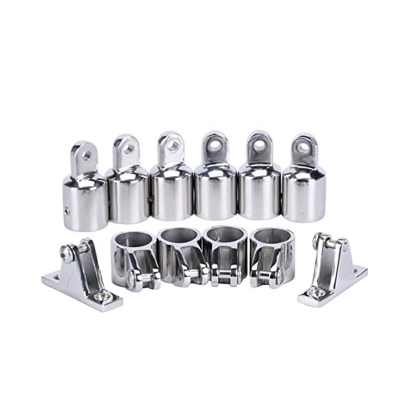 Amarine-made-3-Bow-Bimini-Top-Fittings-Fit-78–Bimini-Top-LeaningTech-Boat-Stainless-Steel-Jaw-Slide-Cap-Fittings-Marine-Hardware-Set