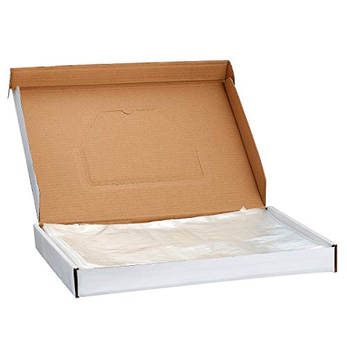JMU Dental Chair Headrest Cover, Disposable Clear Plastic Sleeve Protector, Regular 10" x 11", Box of 250
