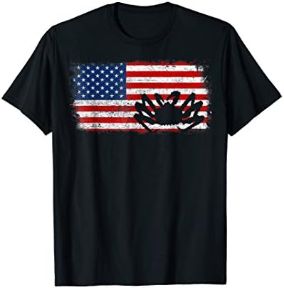 SNOW CRAB Patriotic Shirt, American Flag Vintage T-Shirt