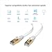 CAT 7 Ethernet Cable 10ft White 2 Pack,CAT 7 LAN Network Cable 600 MHz Speed Gigabit Patch Cord SSTP RJ45 Gold Plated Lead Connector for Switch/Router/Modem/Pat 3m