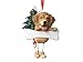 Golden Retriever Ornament with Unique 