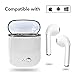 Bluetooth Earbuds Bluetooth Headphones Wireless Headphones Wireless Earbuds Bluetooth Headsets HD Stereo Mini TWS with Charging Case Noise Cancelling Earphones for All Bluetooth Devices (white)