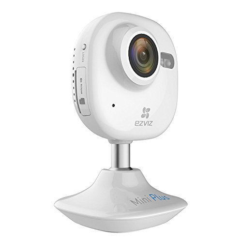 EZVIZ Mini Plus HD 1080p Wi-Fi Video Security Camera, 16GB MicroSD, Works with Alexa – White - Thumbnail 3
