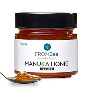 Frombee Manuka Honing MGO 400+ – Manuka-honing in een glas uit Nieuw-Zeeland – 100% natuurlijk en pure honing – puur van…