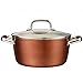 Pots and Pans Set, Cooksmark Ceramic Cookware Set Copper Finish - Nonstick and Dishwasher Safe Oven Safe - 10 Piece