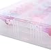 Lumcrissy Nail Polish Organizer Holder, Universal Clear Nail Polish Organizer Holder for 48 Bottles Adjustable Dividers