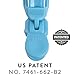 The Hair Shop Shark Clip | Enhanced Croc Crocodile Alligator Grip Clip (2nd Generation) | Sectioning Tool for Women | US Patented | Professional Salon Quality - Made In Korea (10 Pack) (Sky Blue)