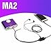 XOX MA2 3.5mm interface Live Stream Streaming Cable Mobile Phone Audio Converter compatible with XOX K10 KS108 sound card for Singing Karaoke