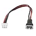 uxcell RC 2S Lipo Charging 3Pole JST-EH Balance Charger Cable Adapter Extension Lead 22cm