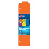 Avery Snap-in Plastic Bookmark Dividers, 5 Tabs, 1 Set, Multicolor (24908)