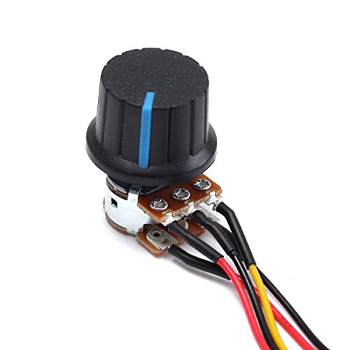 ELEGIANT DC 10-50V 60A High Power Motor Speed Controller PWM HHO RC Driver Controller Module 12V 24V 48V 3000W Extension Cord with Switch