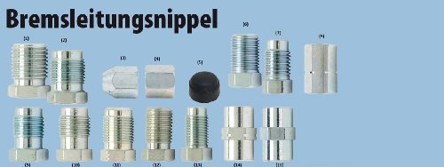 Rallonge 6 pans. Sans rainures M10 x 1 SW 14 x 24 doppelbà – rdelung