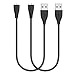 Fitbit HR Charging Cable - USB Charger Charging Cord for Fitbit Charge HR Fitness Wristband by MCOCEAN (2-Pack/1Feet, Do Not Fit for Fitbit Charge)