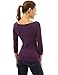 PattyBoutik Women's Boat Neck Raglan 3/4 Sleeve Blouse