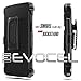 Evocel Generation Series Phone Case Compatible with G Vista 2 (2015 Release) with HD Screen Protector and Belt Clip Holster, Black