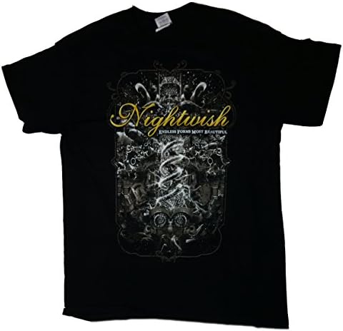 Nightwish Endless Forms Agora Theatre Cleveland 2015 T-shirt Mens Black Medium