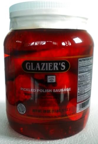 Glazier Pickled Polish Sausage 1/2 Gal