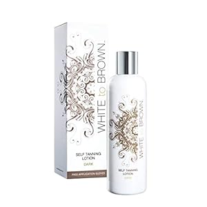 WHITE-to-BROWN-Self-Tanning-Lotion-Dark-A-Super-Dark-Fake-Tan-Lotion-For-The-Ultimate-Deep-Dark-Tan-A-Buildable-Long-lasting-Streak-free-Tan-250ml WHITE to BROWN Self Tanning Lotion - Dark. A Super Dark Fake Tan Lotion For The Ultimate Deep Dark Tan. A Buildable…