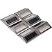 Signstek 6 Pack 2 LED Solar Powered Wireless Stainless Steel Staircase Step White Light Stairways Path Landscape Garden Floor Wall Patio Lamp Modern Fixture *White*
