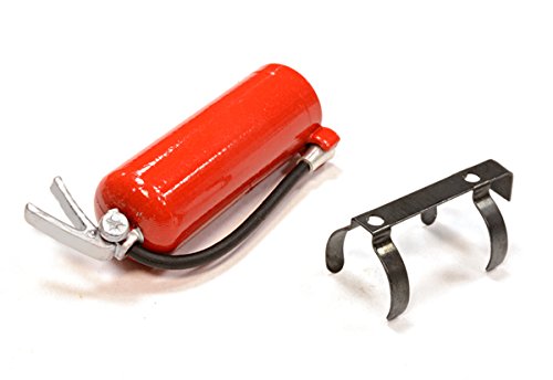 Integy RC Model Hop-ups C25763 Realistic 1/10 Scale Fire Extinguisher w/Mount for Off-Road & Drift