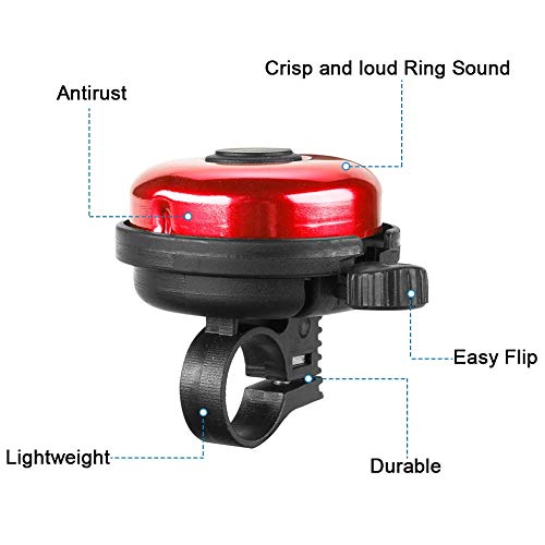 image for iLiveX Bike Bell, Upgraded Bicycle Bell, Bike Ringer Bell for Kids and