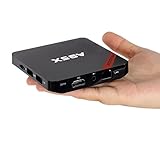 Edal NEXBOX Android 6.0 4K TV Box A95X_NEX Amlogic S905X Quad core Cortex A53 2.0GHz 64bit Mini PC Pre-installed 2GB+8GB 1080P Small and Smart Beats MXQ Pro with Learning Remote