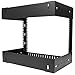 StarTech.com 8U Wall Mount Open Frame Rack - Adjustable Depth - Professional Grade - 2 Post - Network Equipment Rack for Server Room
