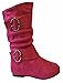 New Girls Slouch Comf Tall Midcalf Suede Winter Boots Shoes (Toddler/Little Kid/Big Kid)