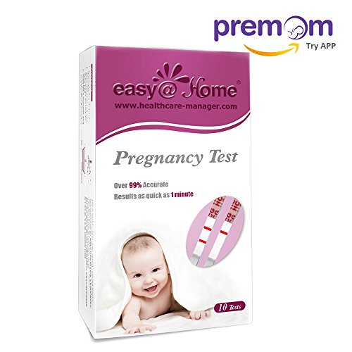 Easy@Home Early Pregnancy (HCG) Urine Test Strips Kit - 10 Tests Easy@Home Early Pregnancy (HCG) Urine Test Strips Kit - 10 Tests