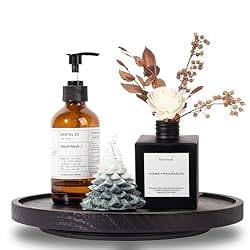 Wood Lazy Susan Organizer Kitchen Turntable for