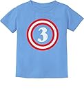 Captain 3rd Birthday - Gift for Three Years old Toddler/Infant Kids T-Shirt