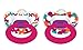 NUK Pink Bubbles and Butterflies Puller Pacifier, 6-18 Months