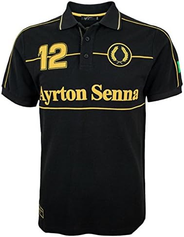 Ayrton Senna Classic Team Lotus Polo Mens (Large)