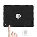 Hocase iPad 2/3/4 Case, Heavy Duty Shockproof Protection Hard Plastic+Rugged Silicone Rubber Bumper Dual Layer Protective Case for Apple 9.7-inch iPad 2nd/3rd/4th Generation - All Black