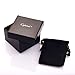 Caperci 2.0ct Princess Cut Created Blue Sapphire Engagement Ring 14k Black Gold Plating Sterling Silver 925 Ring