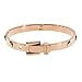 Michael Kors MKJ1821 Rose Gold Astor Buckle Bangle Bracelet