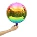 Eanjia Rainbow Ombre 4D Gradient Color Foil Round Balloons 4pcs 16